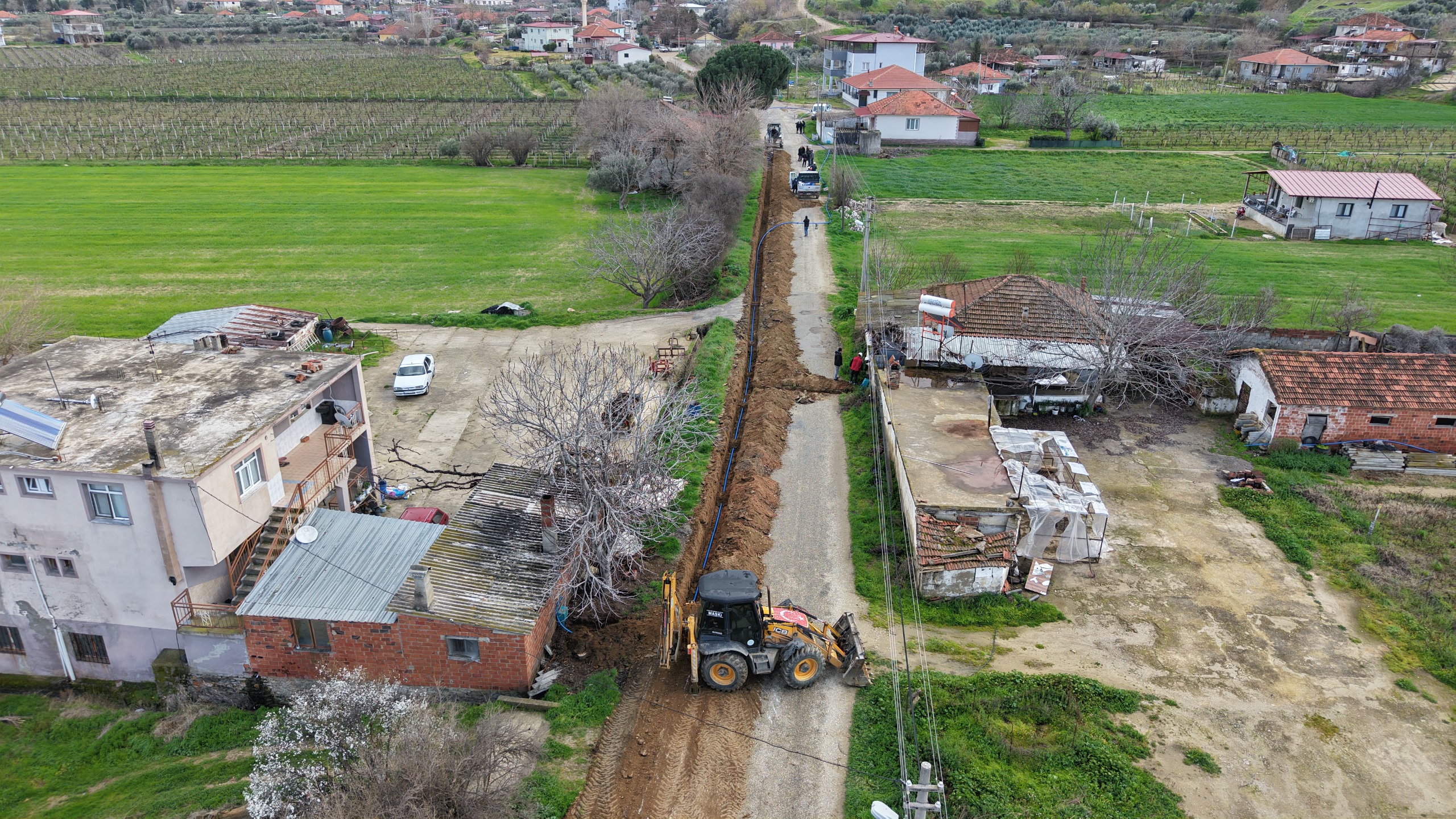 Alaşehir Delemenler’de 40 Yıllık Su Çilesi Son Buluyor (13)