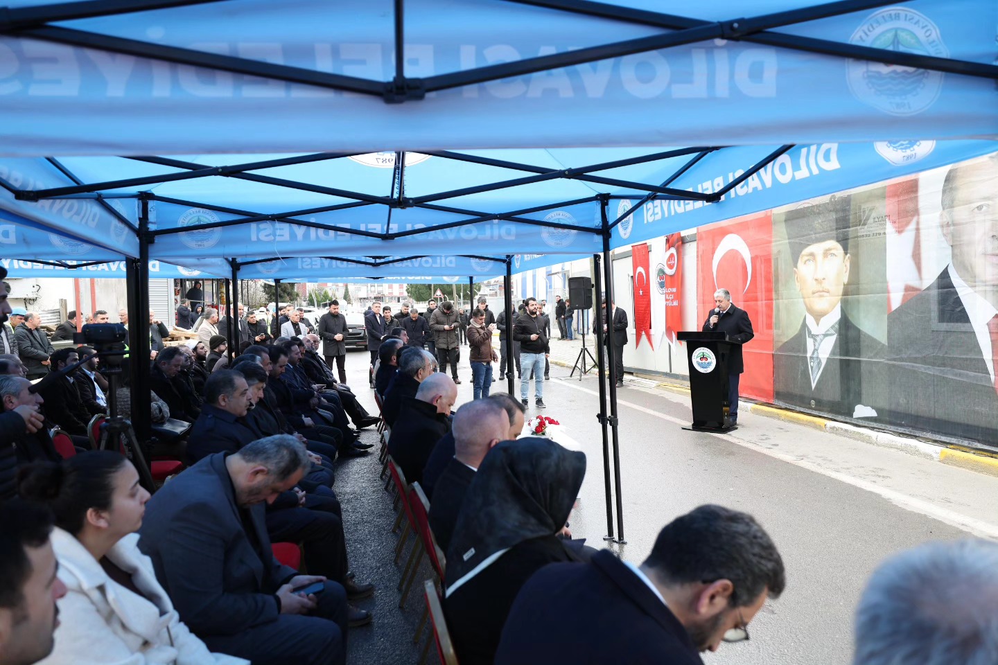 Dualarla Yükselen Bir Hizmet Yuvası Dilovası Müftülük Binasının Temeli Atıldı (6)