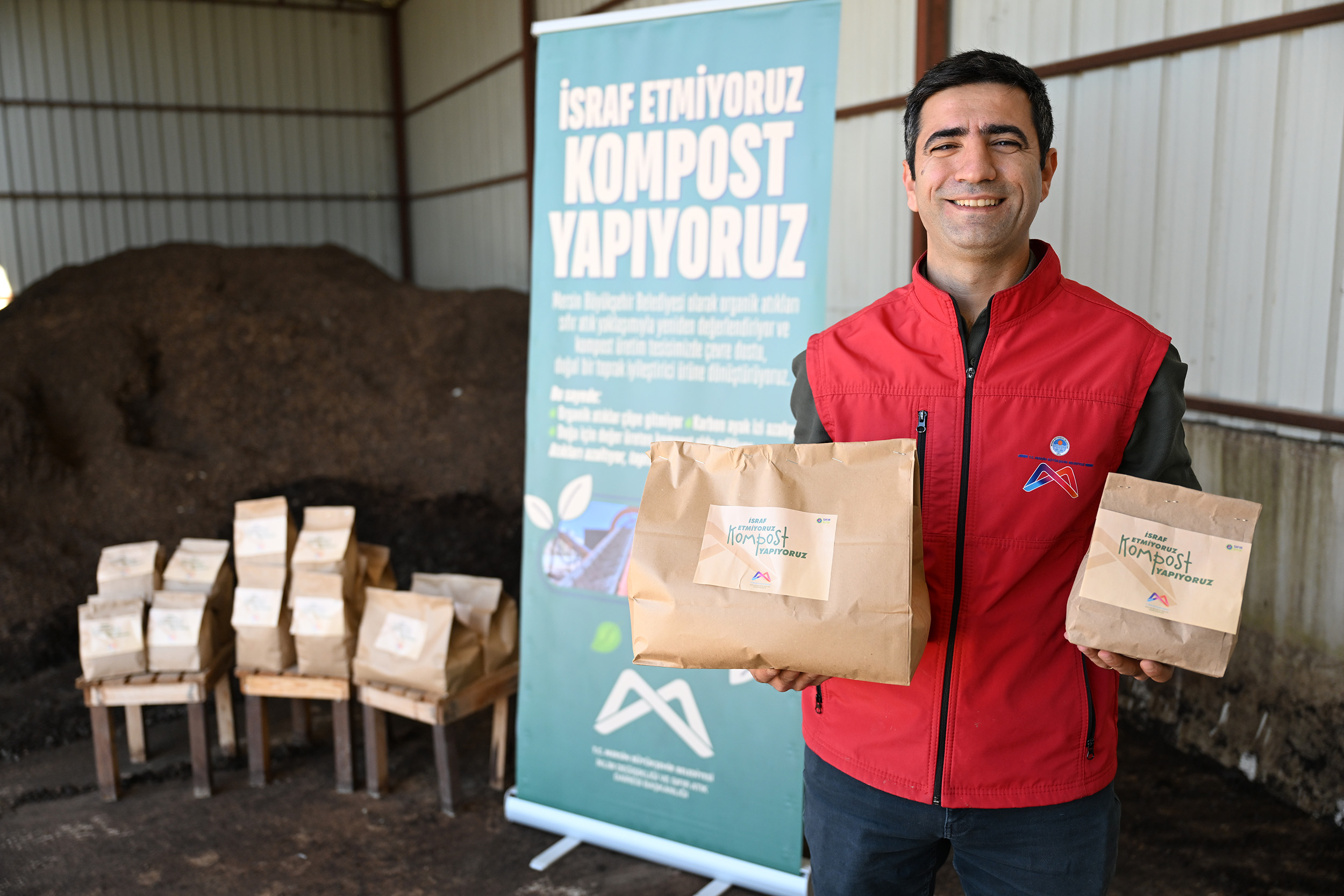 Mersin: "BÜYÜKŞEHİR’DEN ORGANİK ATIKLARA DOĞA DOSTU DÖNÜŞÜM"