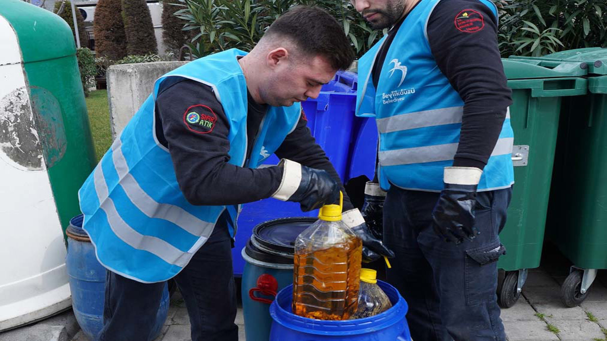 "5 litre kullanılmış bitkisel atık yağ teslim edenlere 125 TL"