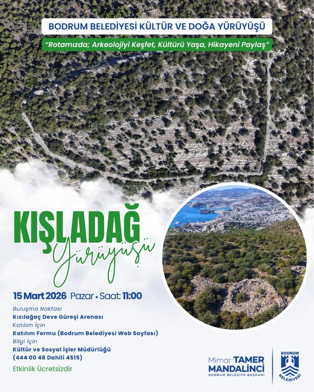 Bodrum’da Doğa ile Tarih Aynı Rotada Buluşuyor