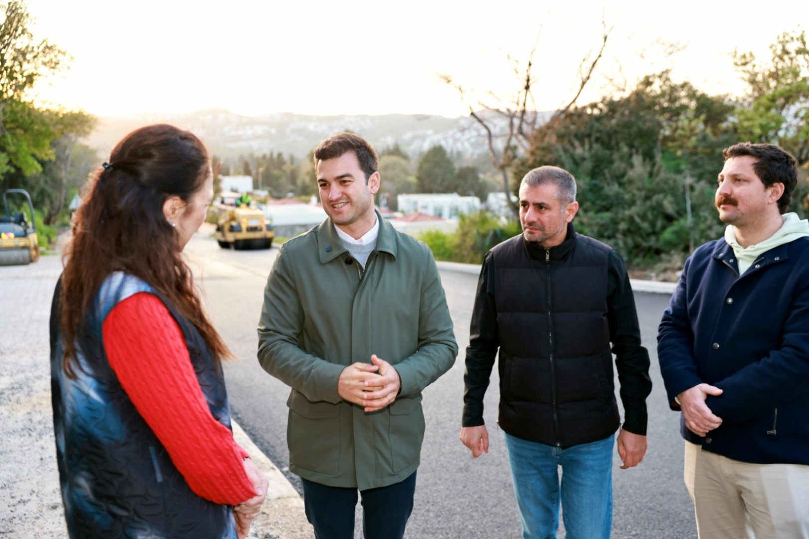 "Bergamut Caddesi Yenilenen Yüzüyle Hizmete Açılıyor"
