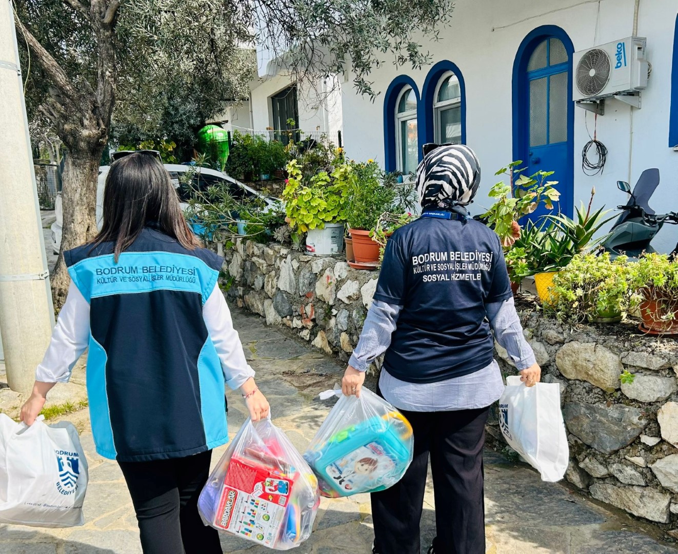 "Bodrum Belediyesi Minik Yüzleri Güldürdü"