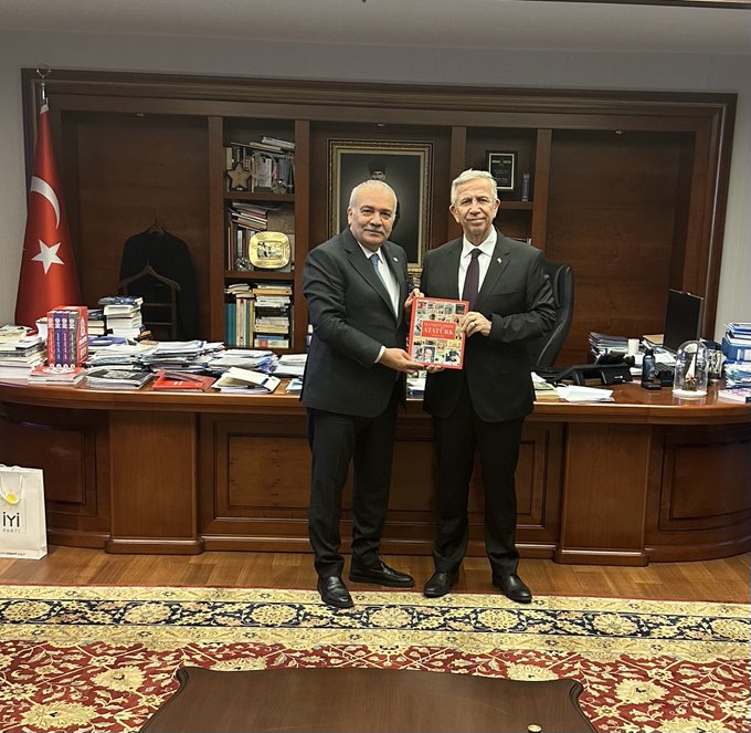 “Şükrü Kuleyin’den Mansur Yavaş’a ziyaret”