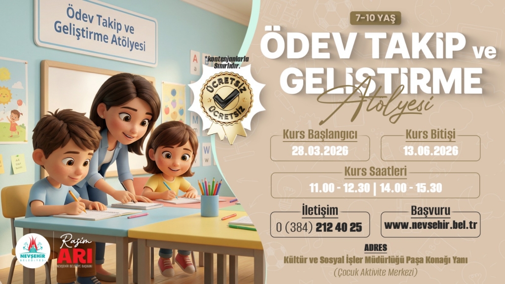 "Ödev Takip ve Geliştirme Atölyesi"