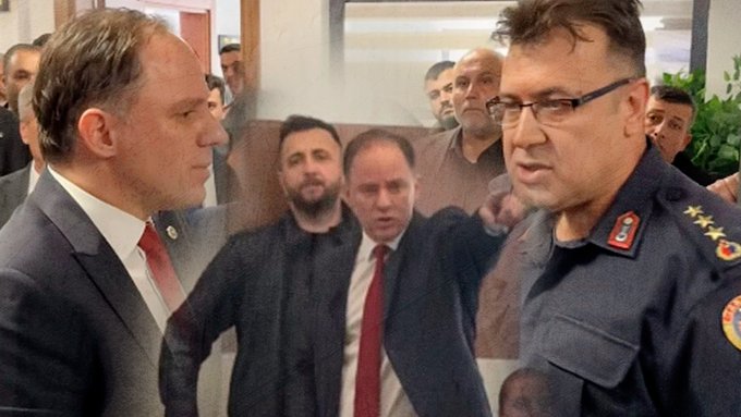 "Jandarma ile CHP'liler arasında arbede!"