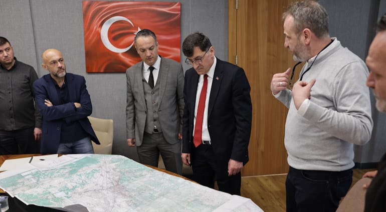 "İçme suyu altyapı çalışmalarına ilişkin toplantısı gerçekleştirildi."