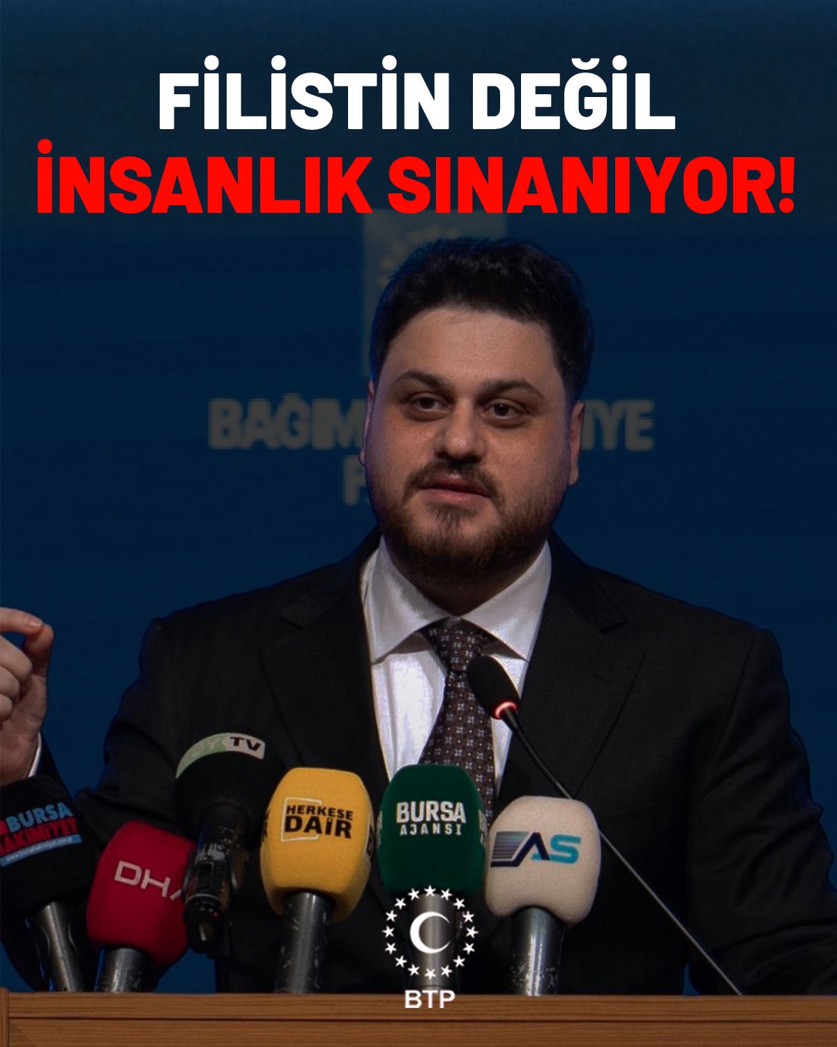 “BTP lideri Hüseyin Baş’tan İsrail’in idam yasasına tepki”