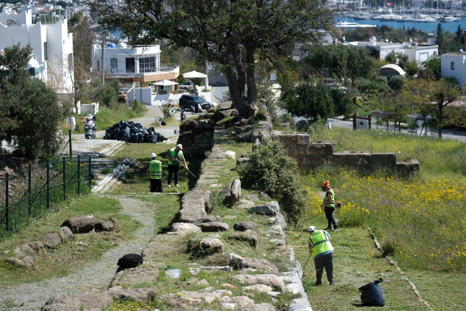 "Antik Halikarnassos Surlarında Turizm Haftası Hazırlığı"