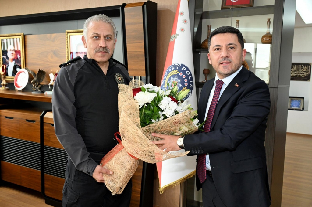 Başkan Rasim Arı’dan, İl Emniyet Müdürüne Ziyaret.