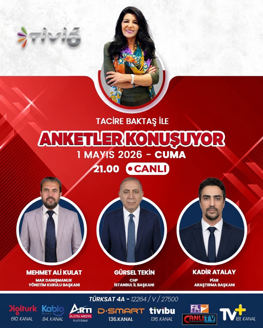 “Anketler Konuşuyor” Bu Akşam TİVİ6’da: Son Veriler Ne Söylüyor?