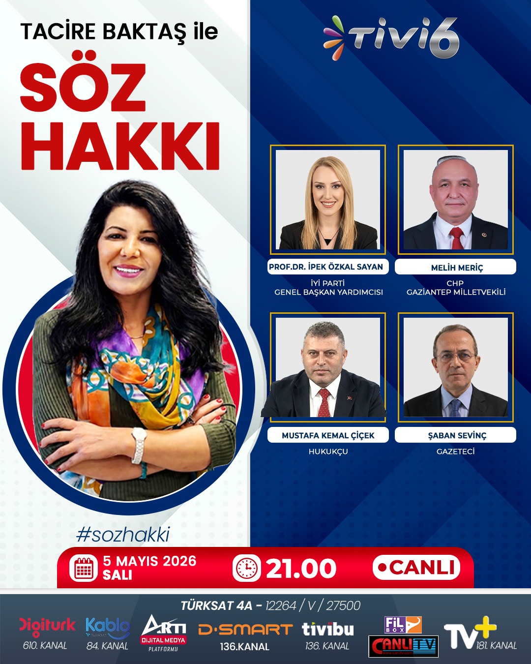 Bu Akşam Saat 21'de Söz Hakkı Programı Gündemi Belirleyecek
