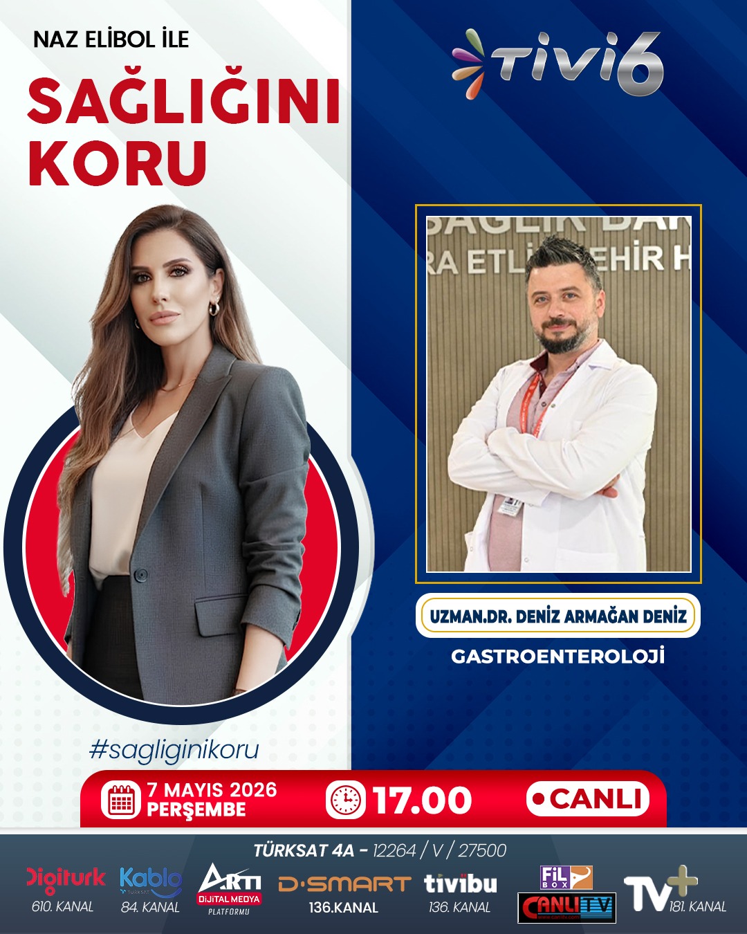 TİVİ6’da “Sağlığını Koru” Programı İzleyiciyle Buluşuyor