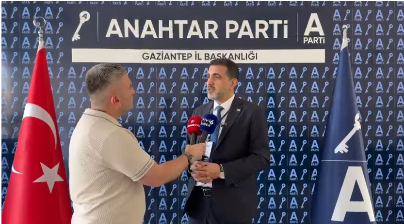 ANAHTAR PARTİ GAZİANTEP İL BAŞKANI MURAT ÜZÜMCÜ’DEN TİVİ6 MİKROFONLARINA DİKKAT ÇEKEN AÇIKLAMALAR
