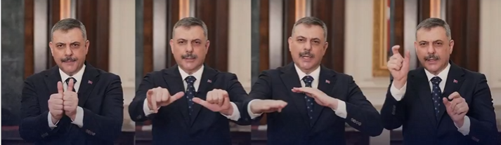 İçişleri Bakanı Mustafa Çiftçi, Engelliler Haftası’nda işaret diliyle mesaj yayımladı: