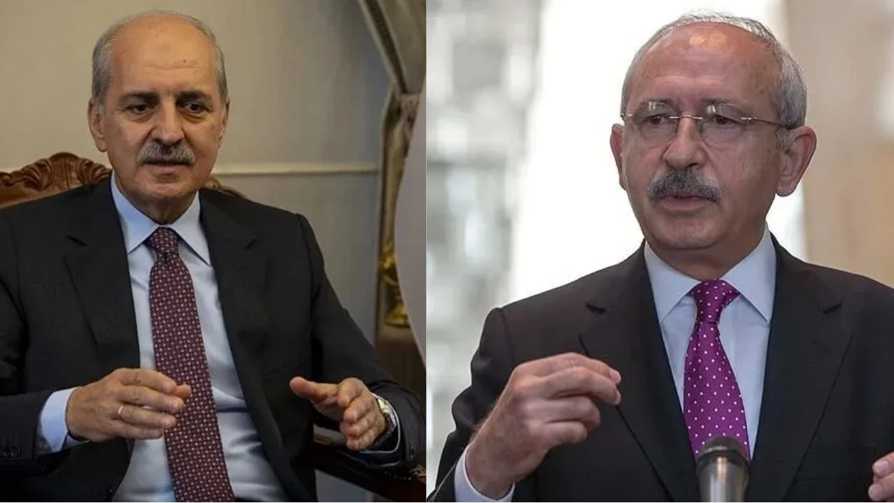 CHP Genel Başkanı Kemal Kılıçdaroğlu, TBMM Başkanı Numan Kurtulmuş ile görüşmek için Meclis’e geldi.