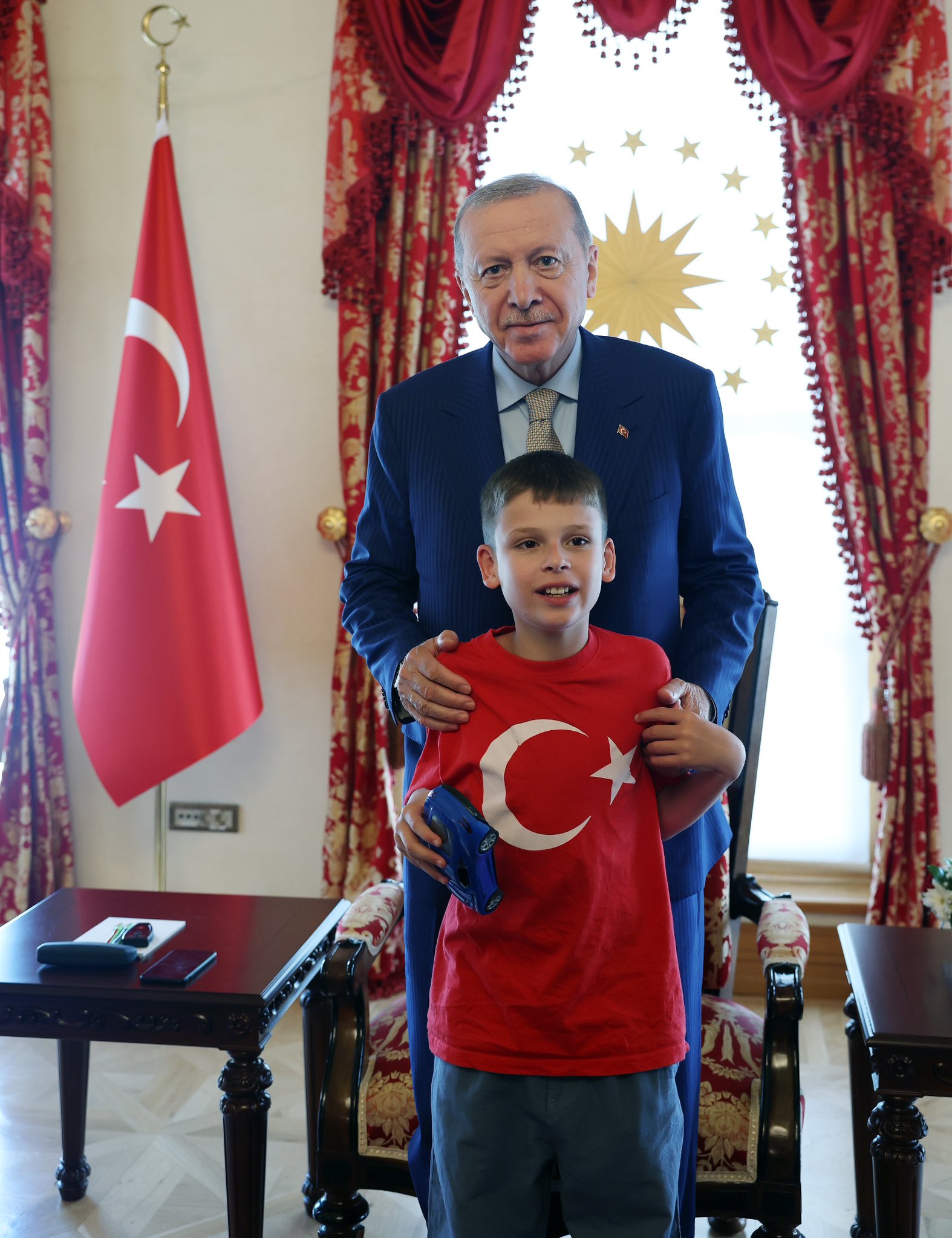 Cumhurbaşkanı Erdoğan, Otizmli Joshua Harris'i Kabul Etti