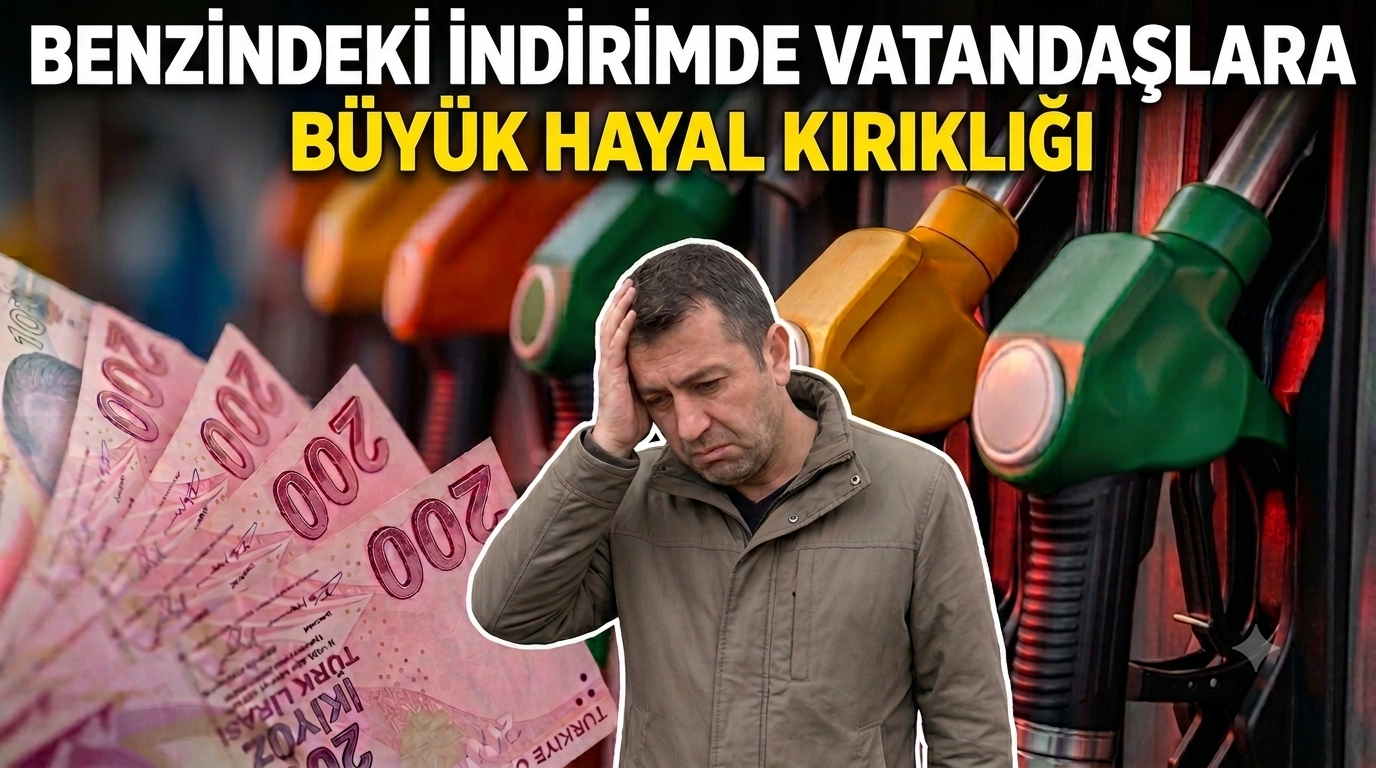 Benzindeki indirimde vatandaşlara büyük hayal kırıklığı
