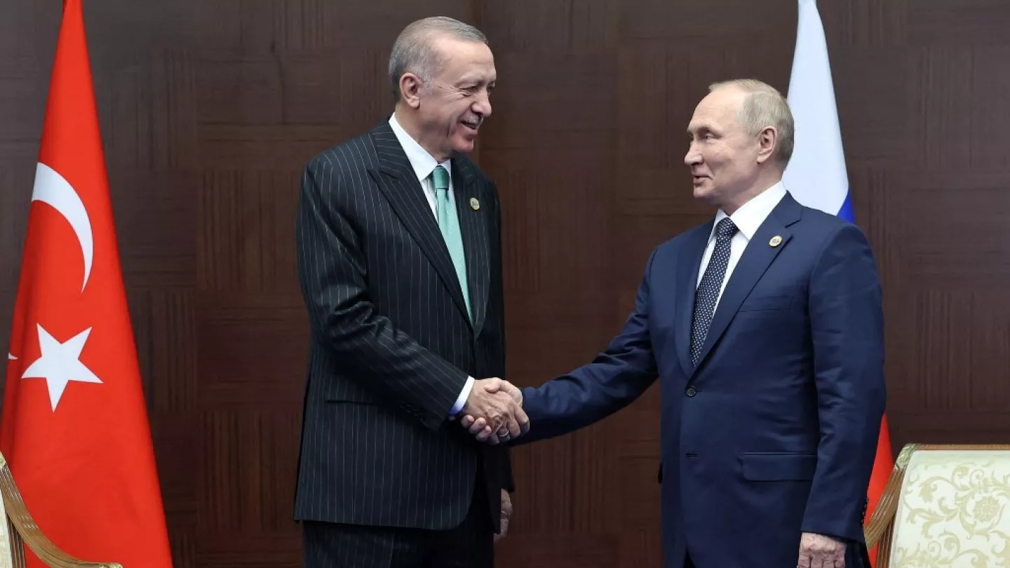 BİŞKEK'TE PUTİN'LE GÖRÜŞEN ERDOĞAN AKKUYU MÜJDESİNİ VERDİ.