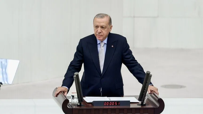 Cumhurbaşkanı Erdoğan, TBMM açılışında önemli mesajlar verdi