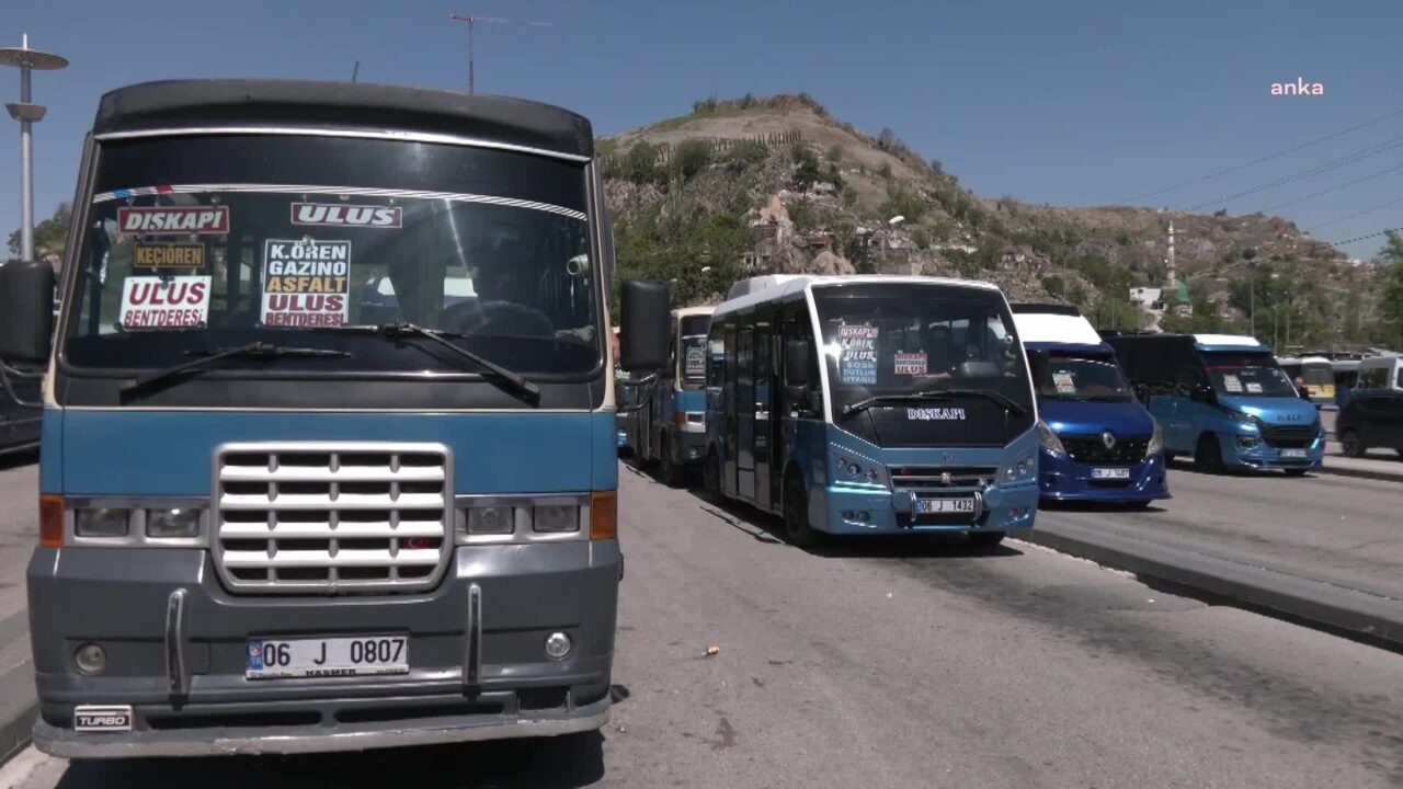 Ankara’da dolmuş ücretlerine de zam geldi!