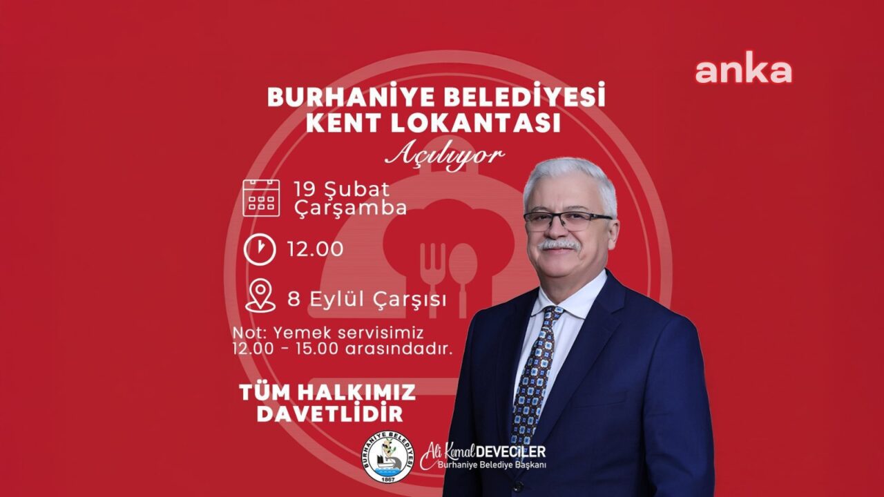 Burhaniye’de de Kent Lokantası açılıyor!