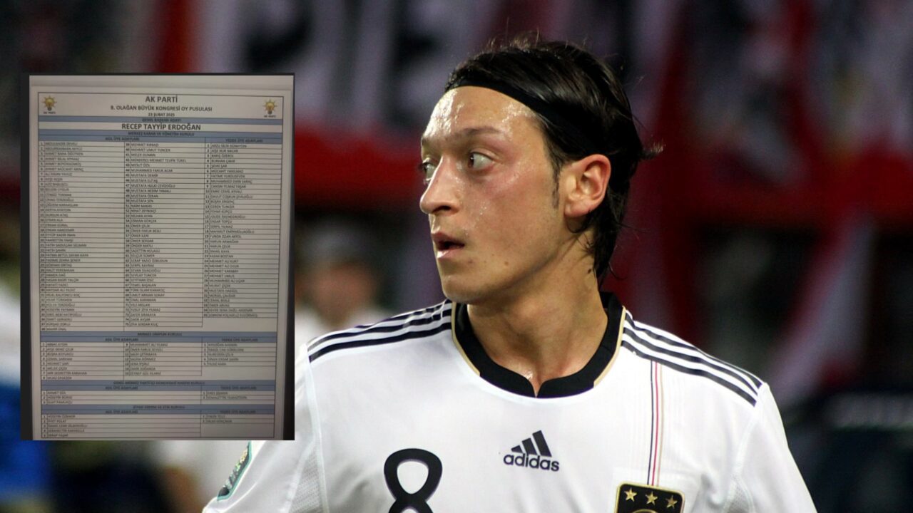 AK Parti Kongresinde Sürpriz İsimler: Mesut Özil MKYK Listesinde!