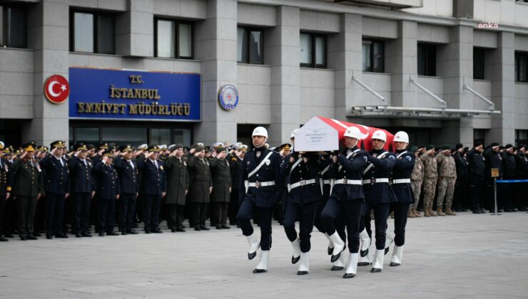 Şehit bekçi Uğur Gölçek için tören düzenlendi