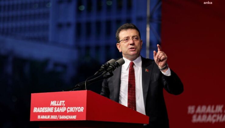İmamoğlu: “İktidardakiler cezaevlerimizi seçilmişlerle doldurdu”
