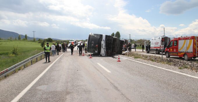 Konya’da korkutan kaza: 13 yaralı