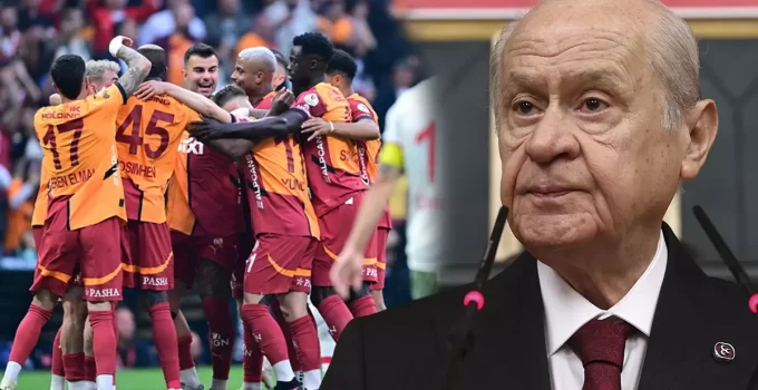 Devlet Bahçeli’den Galatasaray’a şampiyonluk tebriği