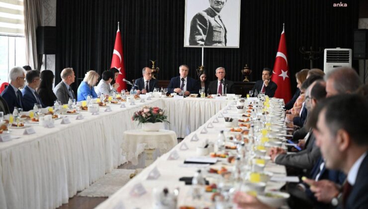 Mansur Yavaş, AB Türkiye Delegasyonu Başkanı ve AB üyesi ülkelerin büyükelçileriyle buluştu