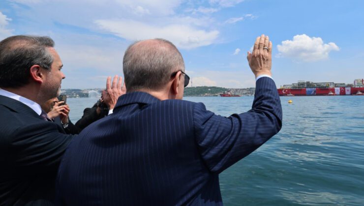 Erdoğan’dan ‘Osman Gazi’ platformuna uğurlama