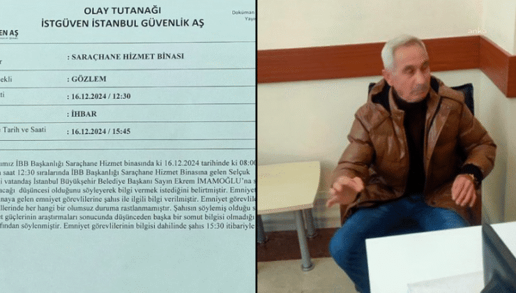 İmamoğlu’na ‘suikast yapılacak’ demişti… İşte ihbar tutanağı!