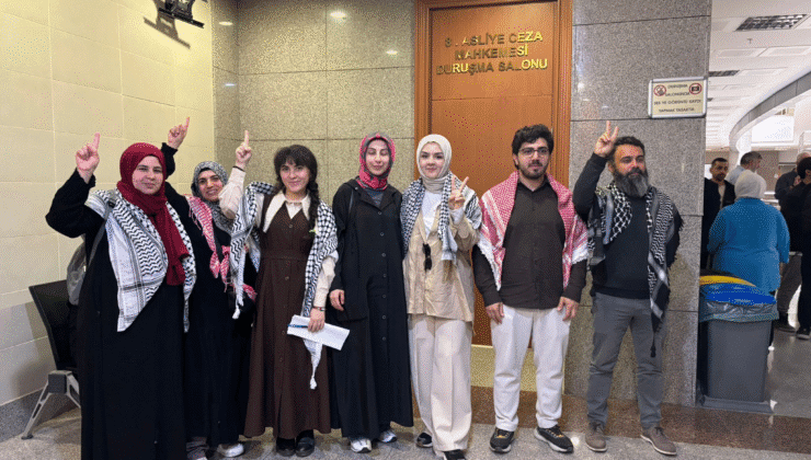 Erdoğan konuşurken İsrail’i protesto etmişlerdi… Davada neler oldu?