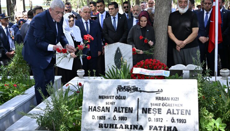 Dervişoğlu’nun şehit kabrindeki duygusal anları: “Unutanın kanı kurusun”
