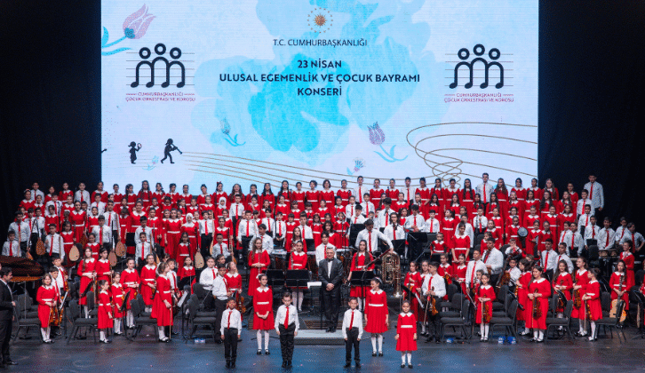 Cumhurbaşkanlığı Çocuk Orkestrası ve Korosu’ndan dev konser