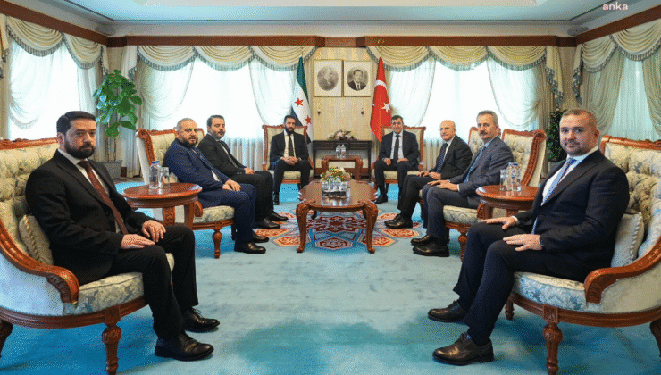 Cumhurbaşkanı Yardımcısı Yılmaz, Suriye Cumhurbaşkanı Ahmed Şara ile görüştü