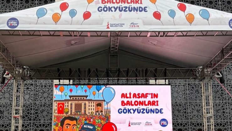 “Fazla çevremiz yok” denilince yüzlerce balon Ali Asaf için uçtu