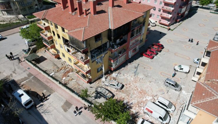 Deprem etkisi yaratan doğalgaz patlaması!