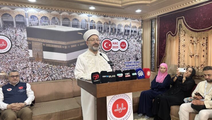 Diyanet İşleri Başkanı Erbaş’tan hac organizasyonları için flaş açıklama