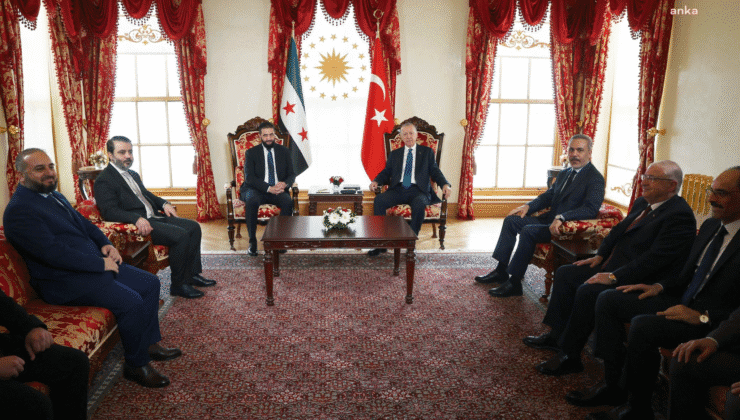 Cumhurbaşkanı Erdoğan, Suriye Cumhurbaşkanı Şara ile İstanbul’da görüştü