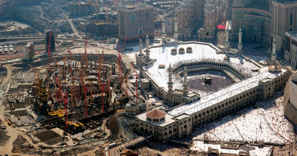 Kabe’deki inşaat çalışmalarında sona gelindi