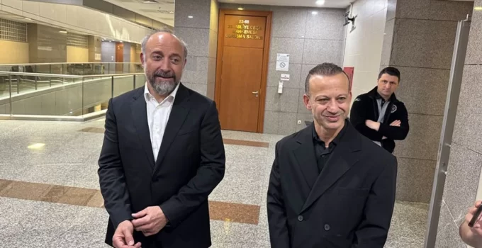 Halit Ergenç ve Rıza Kocaoğlu Adliye’de!