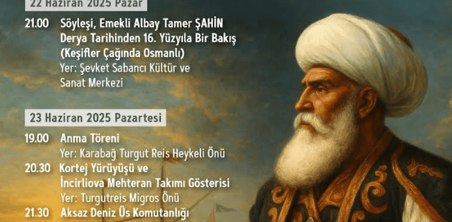 Bodrum’da Amiral Turgut Reis Anma etkinlikleri başlıyor