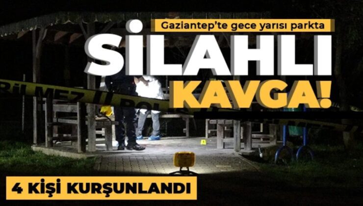 Gaziantep’te parkta silahlı çatışma: 1’i ağır 4 yaralı