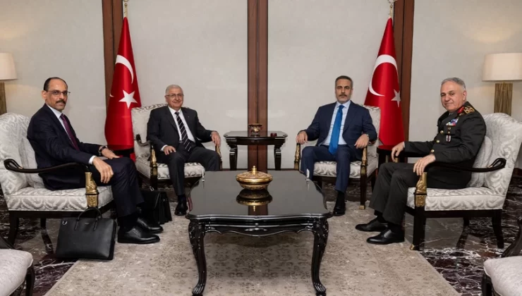 İsrail’in İran’a saldırıları sonrası Ankara’da 4’lü güvenlik zirvesi