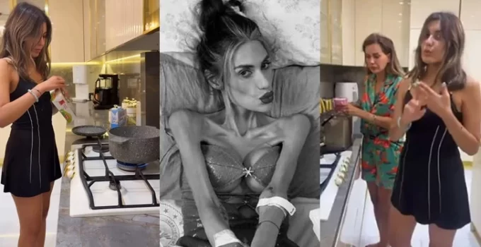 Bahar Candan ve Dilan Polat’ın tepki çeken helva kavurma anları
