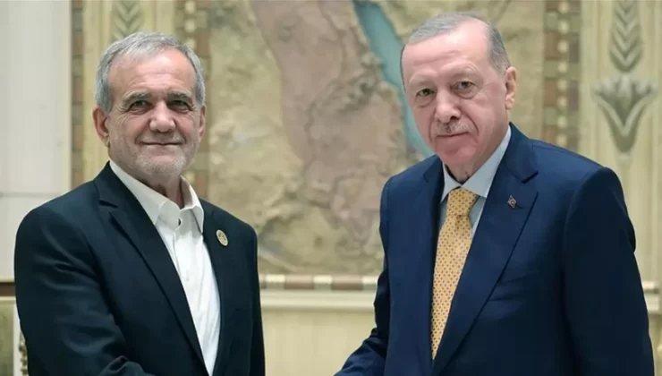 Erdoğan ile İran Cumhurbaşkanı Pezeşkiyan arasında kritik görüşme