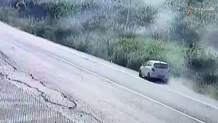 Düzce’nin otomobil fındık bahçesine devrildi